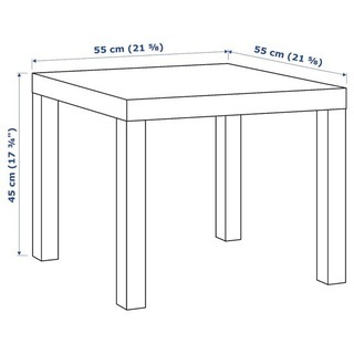 ★お譲り先が見つかりましたので、こちらのお問い合わせは止めさせていただきます。  IKEA LACK サイドテーブル, ホワイト, 55x55 cmの画像