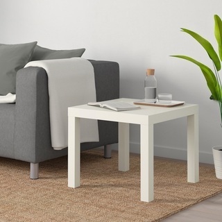 ★お譲り先が見つかりましたので、こちらのお問い合わせは止めさせていただきます。  IKEA LACK サイドテーブル, ホワイト, 55x55 cmの画像