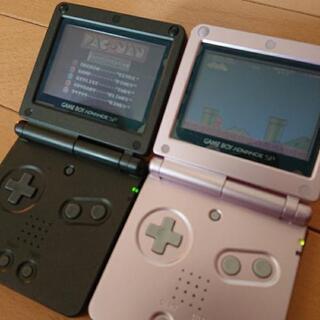 GBASP ゲームボーイアドバンスSP ソフト7本付きの画像