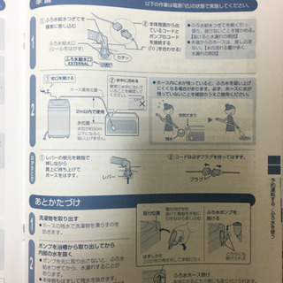 SHARP洗濯機　ふろ水ポンプの画像