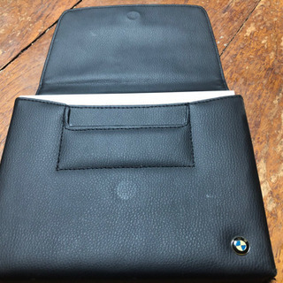 BMW 純正　本革　車検証カバー　メンテナンスブック　車検証入れ　整備手帳入れの画像