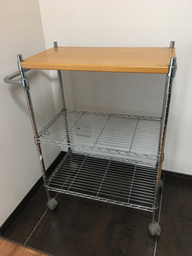 メタルラック　スチールラック　キッチンワゴン