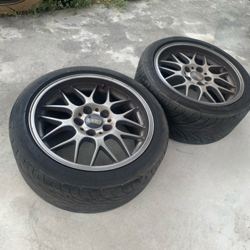 BBS 鍛造ホイール 17インチ 2本お売りします。