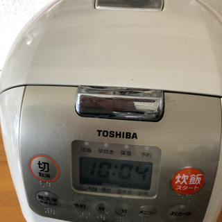 東芝　炊飯器　訳ありの画像