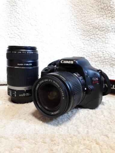 【値下げ】【キャノン】Canon EOSkissX4 Wズームレンズキット