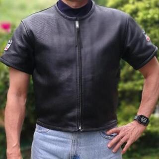  KADOYA メッシュレザー　　　カドヤ 本革Tシャツ


の画像