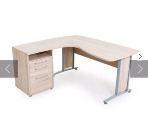 [取引中]ロウヤ　L字机　引取り限定