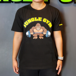 JUNGLE GYM オリジナル コットンTシャツ（ブラック）の画像