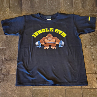 JUNGLE GYM オリジナル コットンTシャツ（ブラック）の画像