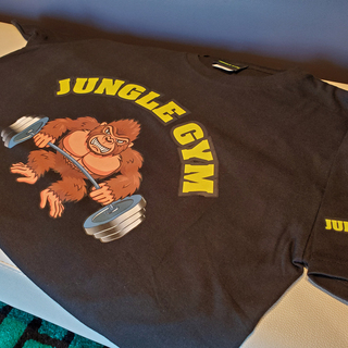 JUNGLE GYM オリジナル コットンTシャツ（ブラック）の画像