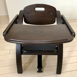 大和屋 アーチ木製ローチェア 子ども用の画像