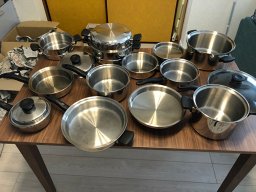 アムウェイ鍋セット＋フライパン