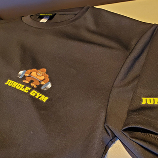 JUNGLE GYM オリジナル　ドライTシャツ（ブラック）の画像