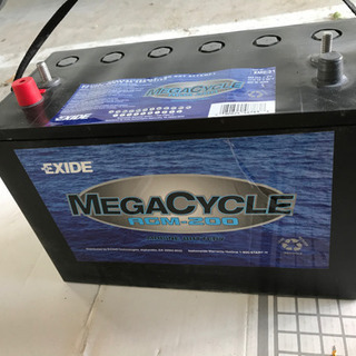 エキサイド メガサイクル AGM-200 バッテリー ハマー ボート