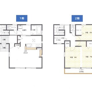 日光市木和田島新築物件★広々16.5帖のLDK　★対面式キッチン　★パントリー付　★間取り変更可能な造り　★温水暖房換気乾燥機付　★ワイドバルコニー　★TVドアホン付　★駐車場付　★庭付　★閑静な住宅街 - 不動産売買（マンション/一戸建て）