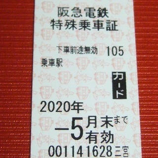 阪急電車　全線のれる切符