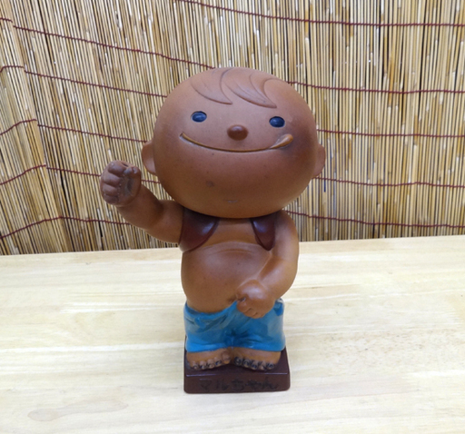 非売品 東洋水産 マルちゃん ソフビ 人形 旗無し 当時物 マスコット キャラクター 昭和 レトロ 札幌市 豊平区 平岸