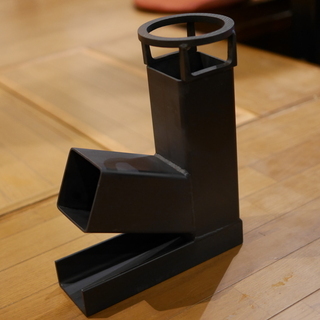 ロケットストーブ　自作品　使用回数少な目　焚火