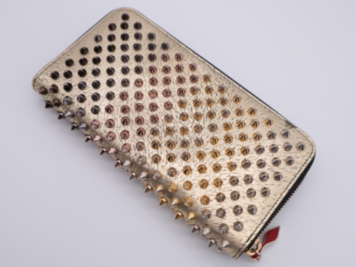 《Christian Louboutin/スタッズラウンドファスナー》ABランク