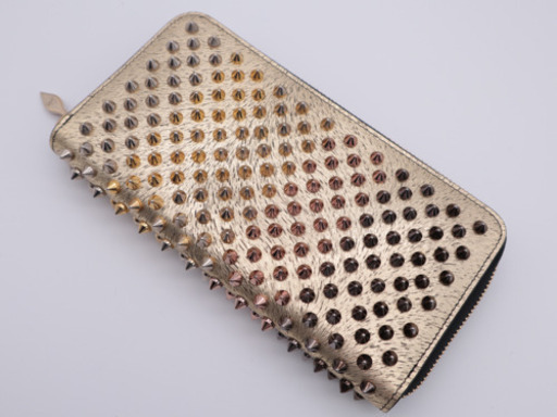 《Christian Louboutin/スタッズラウンドファスナー》ABランク