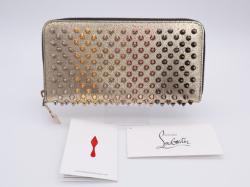 《Christian Louboutin/スタッズラウンドファスナー》ABランク