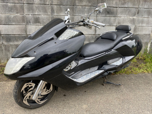 ☆マグザム250.ヤマハ☆プラグやオイルなど新品交換^_^バッテリーフルチャージ済み☆色々整備して快調です！ビックスクーター☆通勤通学に^_^