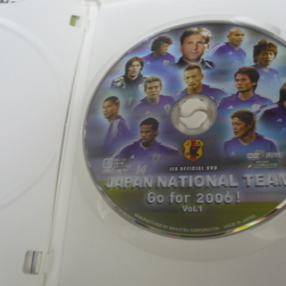サッカー日本代表　DVD JAPAN NATIONAL TEAM Go for 2006! Vol.1の画像