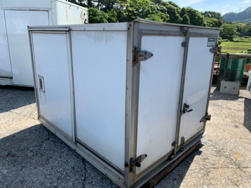 No.349 保冷 軽トラ アルミ箱 バイク倉庫 トラックコンテナ コメ保管庫 物置 DIY