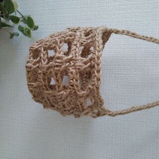 3～4号鉢用　プラントハンガー　麻ひもの画像