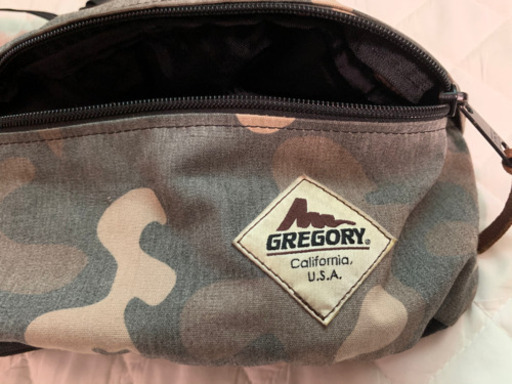 GREGORY(グレゴリー)迷彩バッグ　未使用