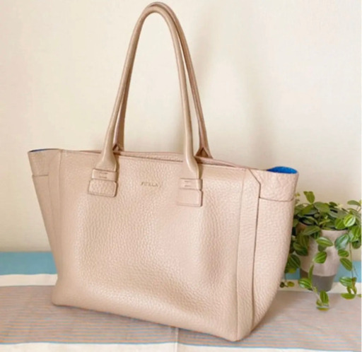 FURLA レザートートバッグ　ピンク