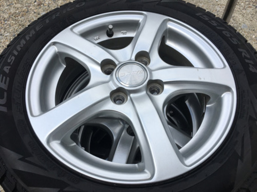 155/65R14アルミホイール4本