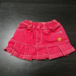 ニコちゃんマーク(*^▽^*)赤のスカート♥️サイズ80