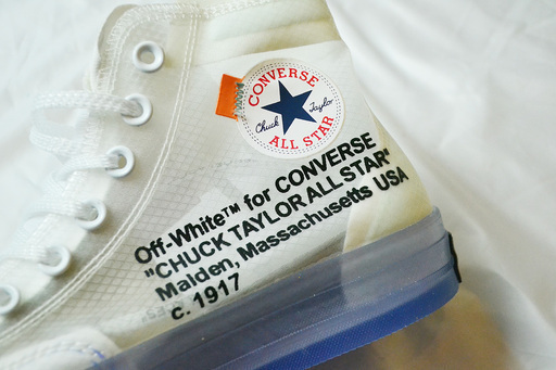 未使用/新古品■オフホワイト×コンバース チャックテイラー オールスター/クリア■27.5cm■②
