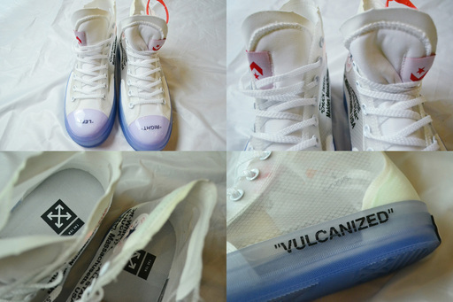 未使用/新古品■オフホワイト×コンバース チャックテイラー オールスター/クリア■27.5cm■②