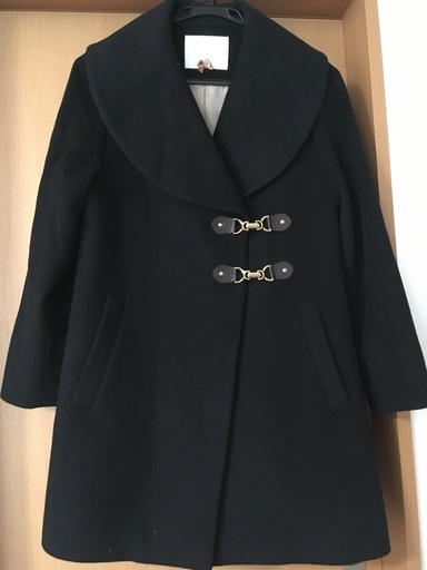 【美品】【ドラマ着用】ef-de(エフデ)ビッグカラークラシカルウールコート／代理出品