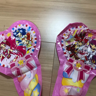 空気ビニール玩具4点セット ボール バトン ヨーヨーの画像