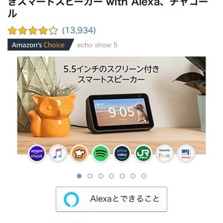 【新品】echo show5の画像