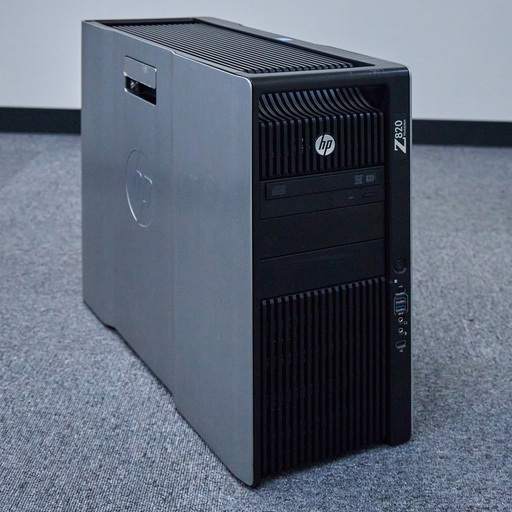 HP製ワークステーション Z820 デュアルCPU Intel Xeon E5-2687W@3.1Ghz 水冷式 ECC対応128GBメモリー搭載 HDD:SAS 2TB