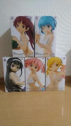 【値下げしました】まどか☆マギカ　EXQ 水着　フィギュア　5体