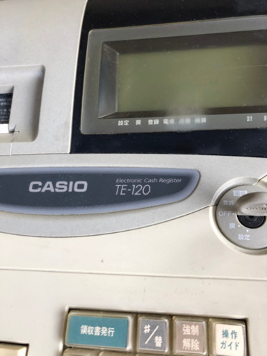 TE-120 CASIO カシオ　レジスター