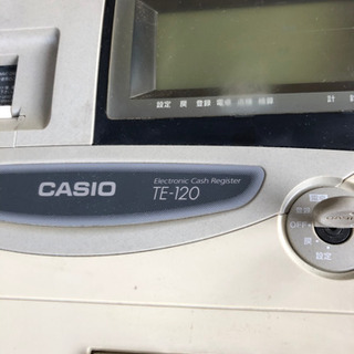 TE-120 CASIO カシオ　レジスター