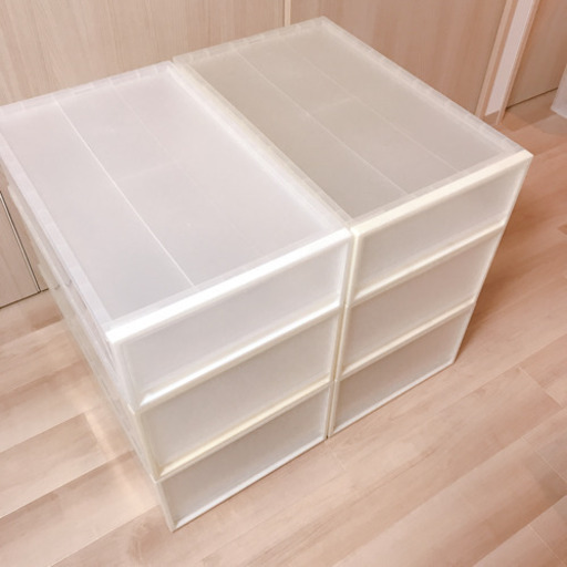 無印良品/衣装ケース 6個セット(大4個  小2個)