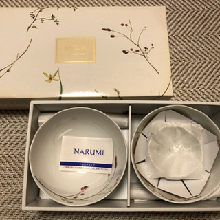 narumi カフェ丼2個セット　ボーンチャイナの画像