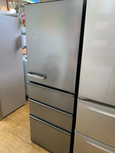 2018年製 AQUA アクア 355L冷蔵庫 AQR-SV36G チタニウムシルバー 4ドア