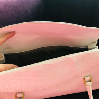 クロコダイル ポロサス 白 Made in Italy