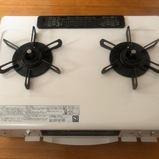 [未使用品]LPガス 2口ガスコンロ