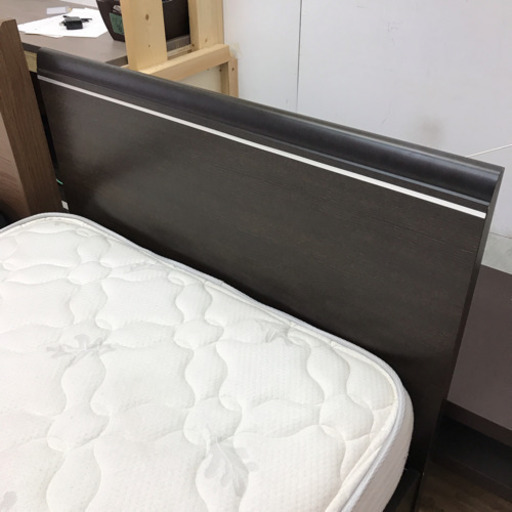 ★値下げしました★　SIMMONS シングルベッド 木目 ダークブラウン