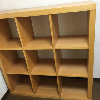 無印のかなりしっかりした棚の画像