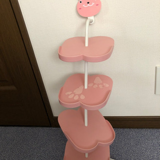 キッズ シューズラック ウサギさん ピンク